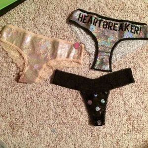 Nwt Victoria's Secret bling underwear