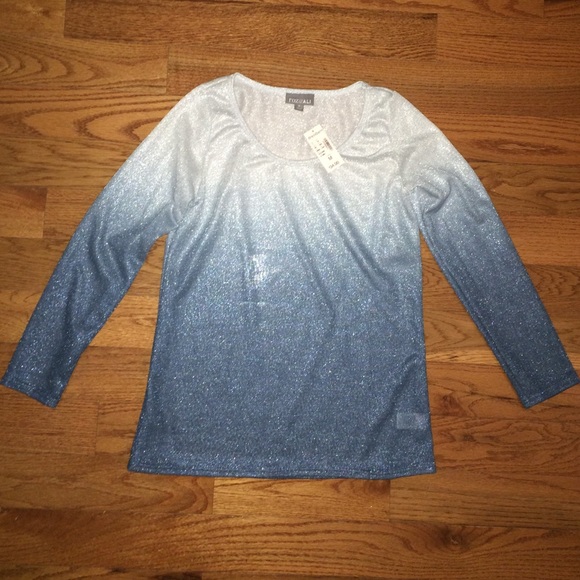 Blue shimmer top. Never worn!