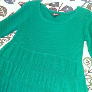 Emerald sweater dress