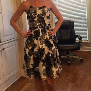 WHBH strapless A-line dress