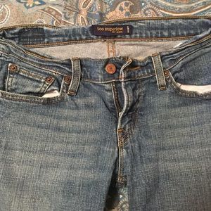 Levi's 524 too super low jeans