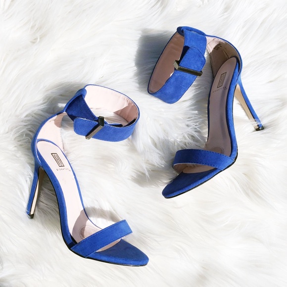 Shoe Dazzle Shoes - Cobalt Blue Sandals