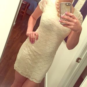 Gorgeous white lace dress