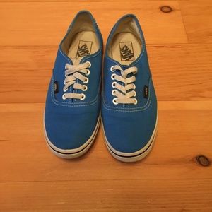 Women's size nine, blue worn only a few times VANS