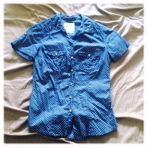 Short-Sleeved Button-Down Shirt