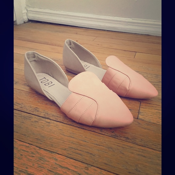 Colorblock D'orsay Flats