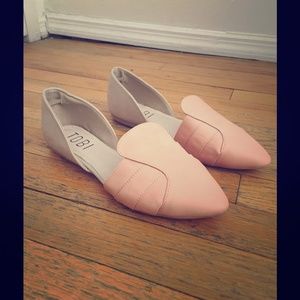 Colorblock D'orsay Flats