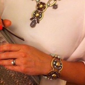 Stella Dot Becca Bracelet/Livvy necklace