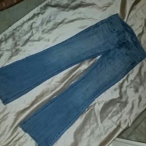 American Eagle size 4 artist jeans light wash