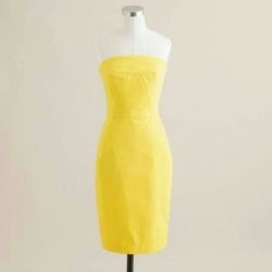 ✨SOLD✨ Lemon J.Crew Ashley Dress in Cotton Taffeta
