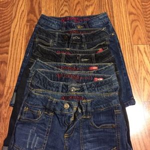 6 pair of Girls Arizona shorts size 10 slim.
