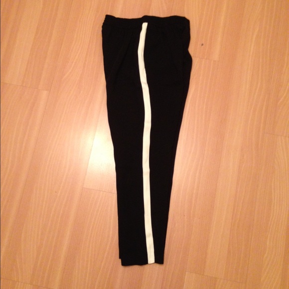 Stretchy Black and White Pants
