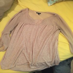 American top and jeans