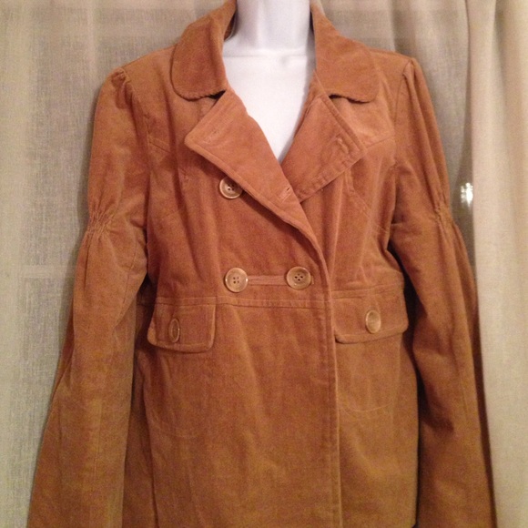 Gorgeous caramel color corduroy jacket