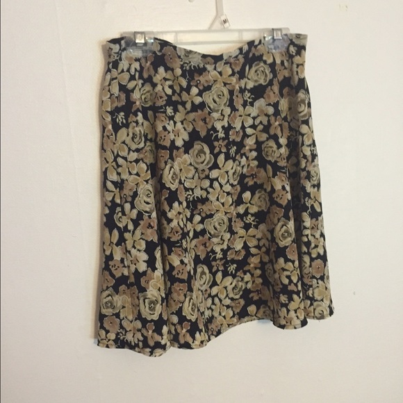 Vintage Floral Skirt