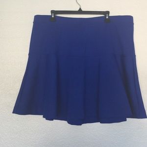 Blue skater skirt