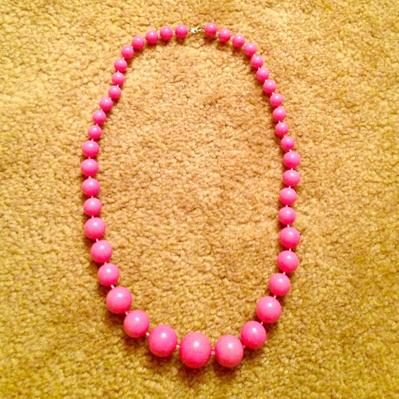 Pink beads