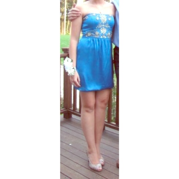 Blue Semi Formal Dress - Picture 1 of 4