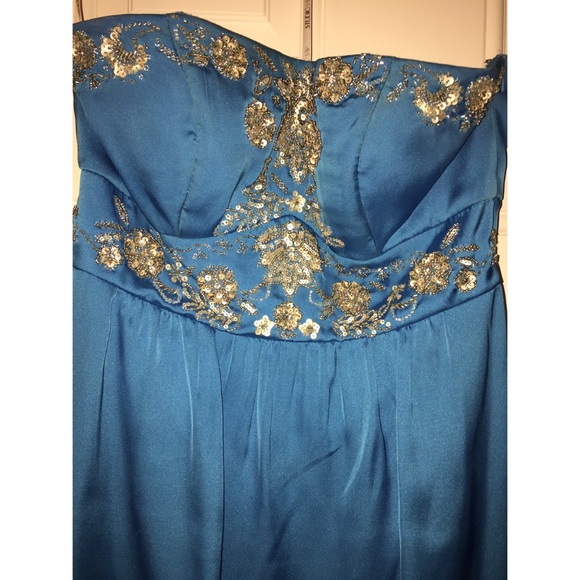 Blue Semi Formal Dress - Picture 3 of 4