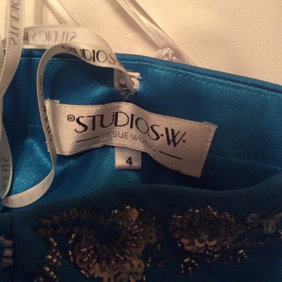 Blue Semi Formal Dress - Picture 4 of 4