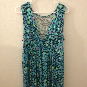 turquoise sun dress
