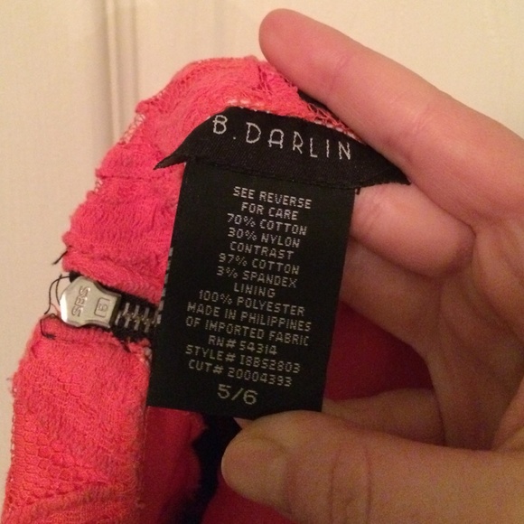 B. Darlin Salmon Dress - Picture 4 of 4