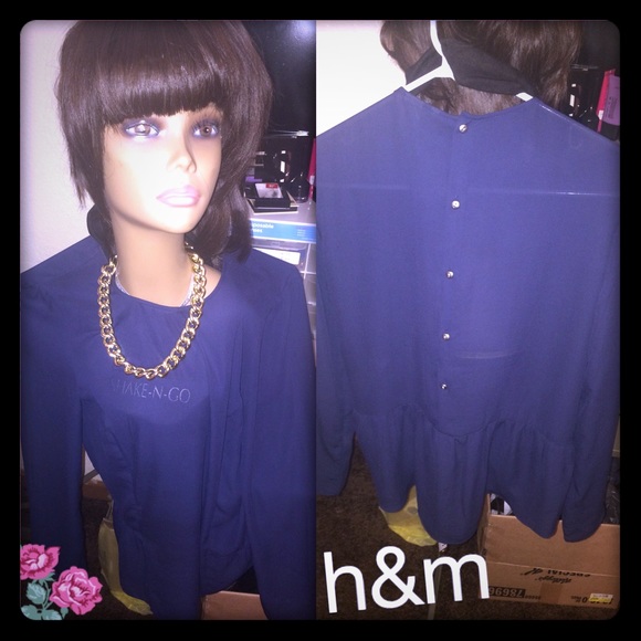 Casual/dress top button down back