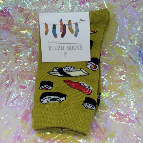 Yellow Sushi Socks
