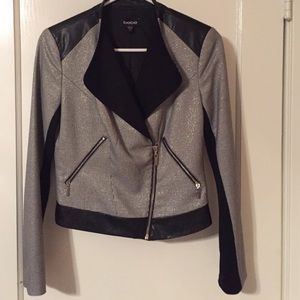 BeBe Black & White Blazer/Jacket