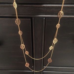 Long layered necklace