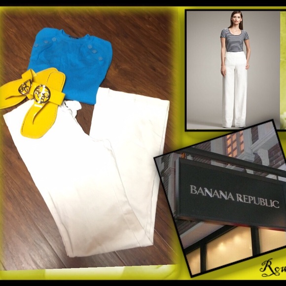 Banana Republic Denim - ❌LAST CHANCE❌BANANA REPUBLIC🌸WIDE LEG TROUSER