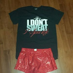 Tshirt and spandex bundle