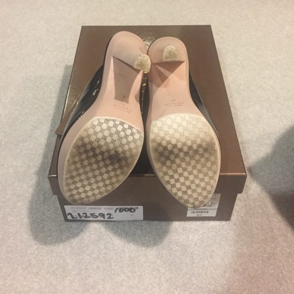 Gucci sandals black patent leather - Picture 4 of 4