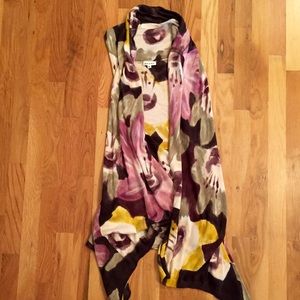 Anthropologie Floral Sweater Vest