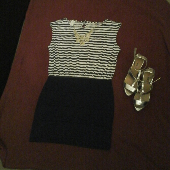 Bodycon stripe dress