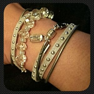 Leather wrap  bracelet