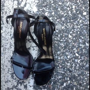 Saint Laurent Ankle Strap Heel