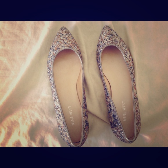 Sparkly flats