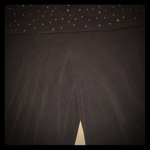 Pink Victoria's Secret bling yoga boot cut