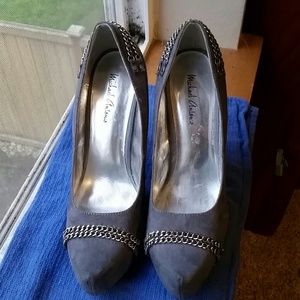 Grey Michael Antonio high heels