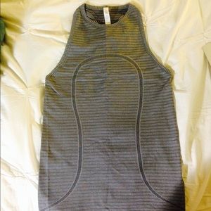 Lululemon gray run swiftly racerback tank.