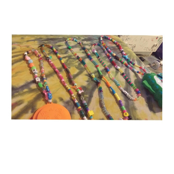 super colorful rave kanDi necklaces ::D