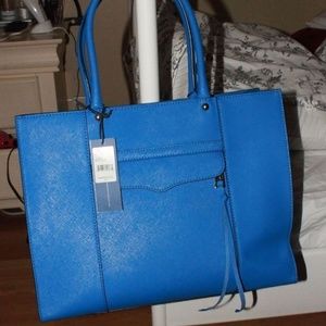 Rebecca Minkoff M.A.B tote in cobalt blue