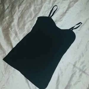 Decree black cami corset under shirt tank top