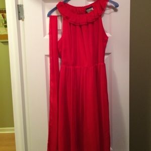 Poppy red dress