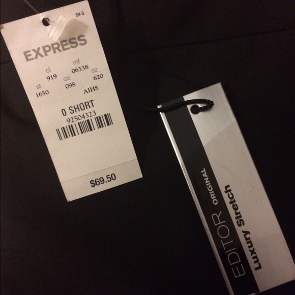 Express Editor Flare Leg Low Rise Pants - Picture 2 of 4