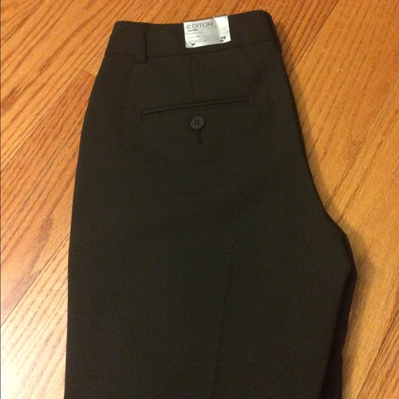 Express Editor Flare Leg Low Rise Pants - Picture 3 of 4