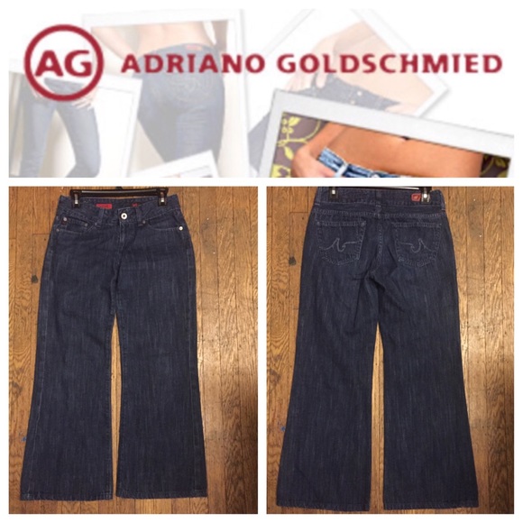 BUNDLED W/3 PAIR. AG "THE NICOLE" CROPPED DENIMS
