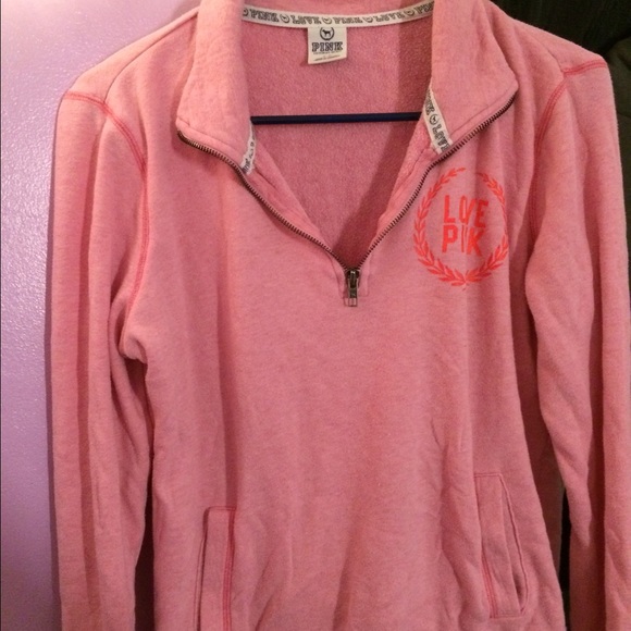 VS PINK 1/2 zip sweatshirt