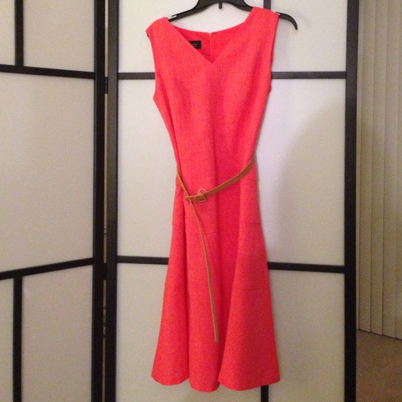 Black Label by Evan Picone coral dress